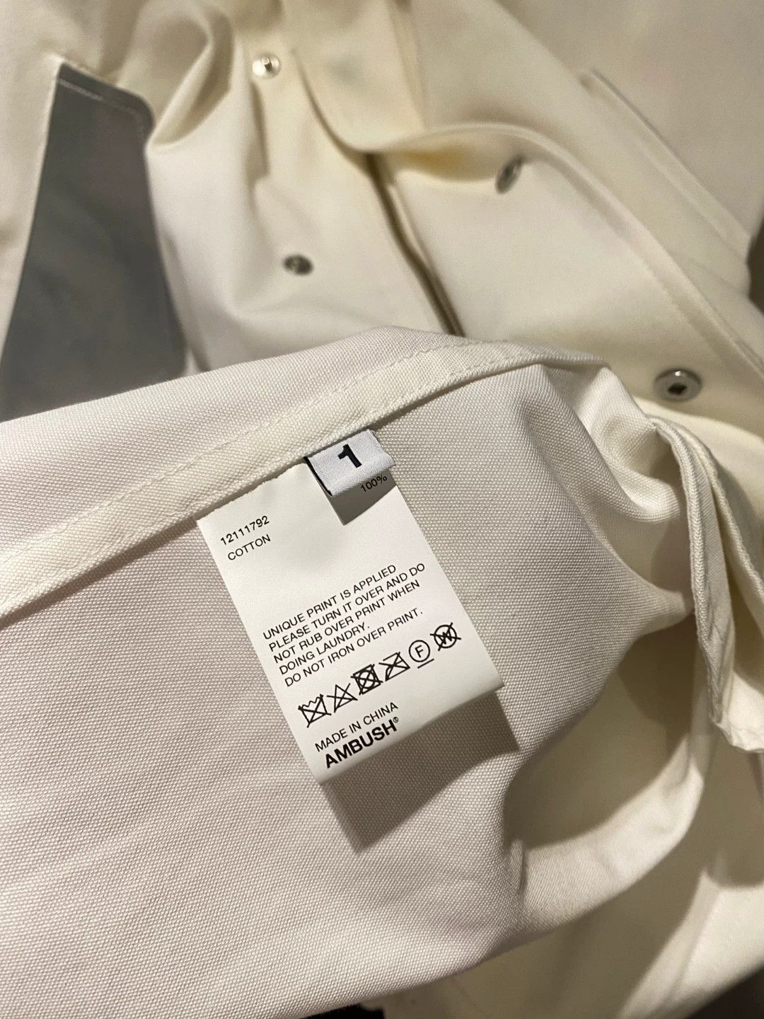 Ambush Design Ambush White Long Coat Fall 2019 Size US S / EU 44-46 / 1 - 6 Thumbnail