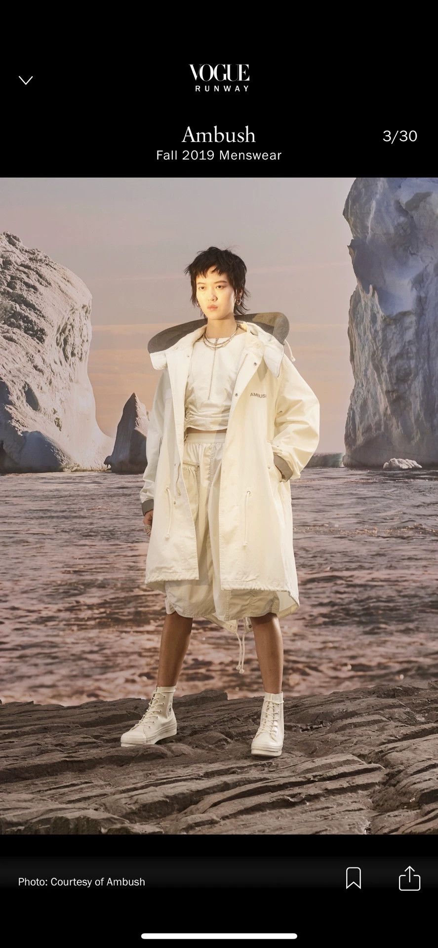 Ambush Design Ambush White Long Coat Fall 2019 Size US S / EU 44-46 / 1 - 2 Thumbnail