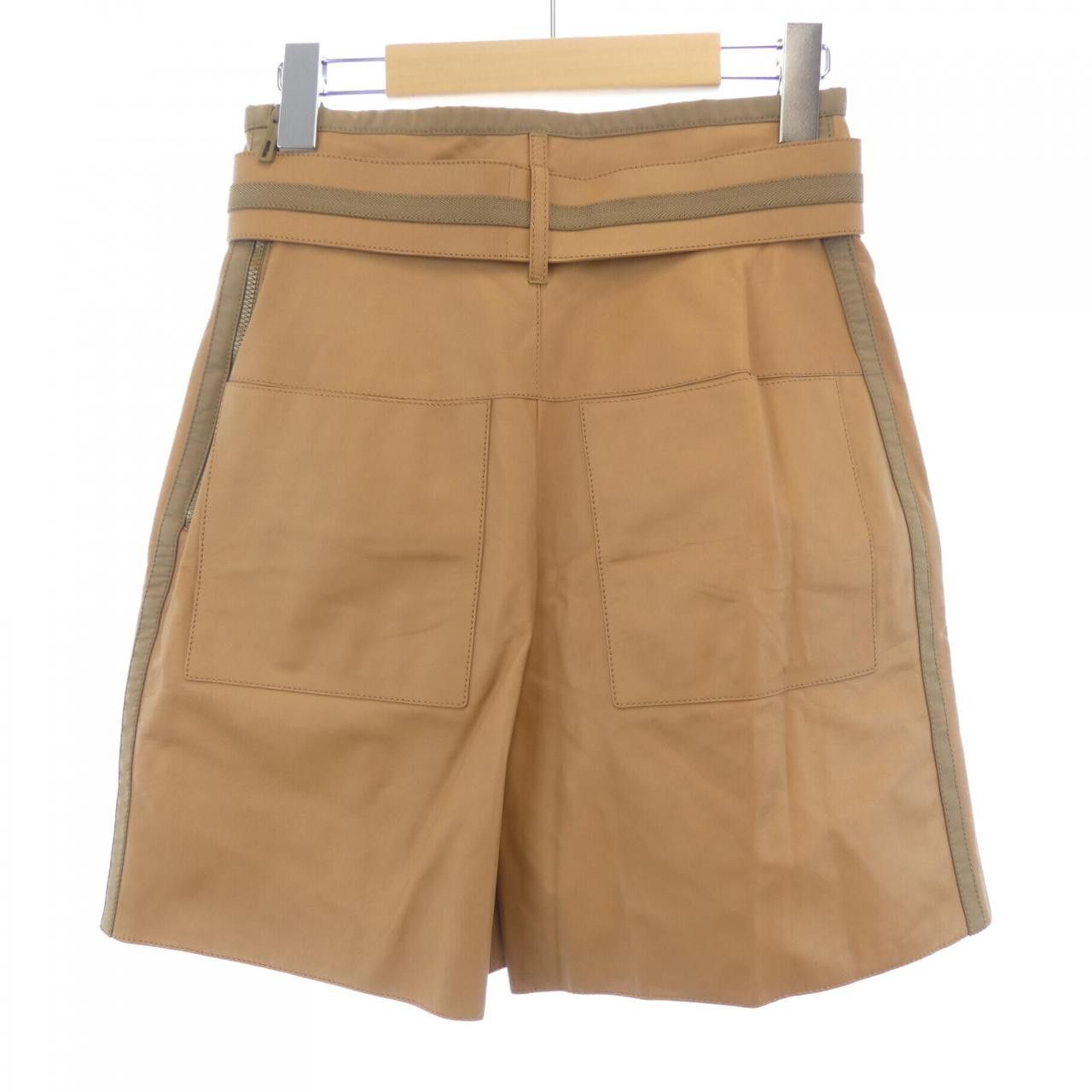 Hermes Hermes Hermes 3E1407DA Calf Shorts 36 Leather Shorts DUTY FREE for USA Size ONE SIZE - 2 Thumbnail