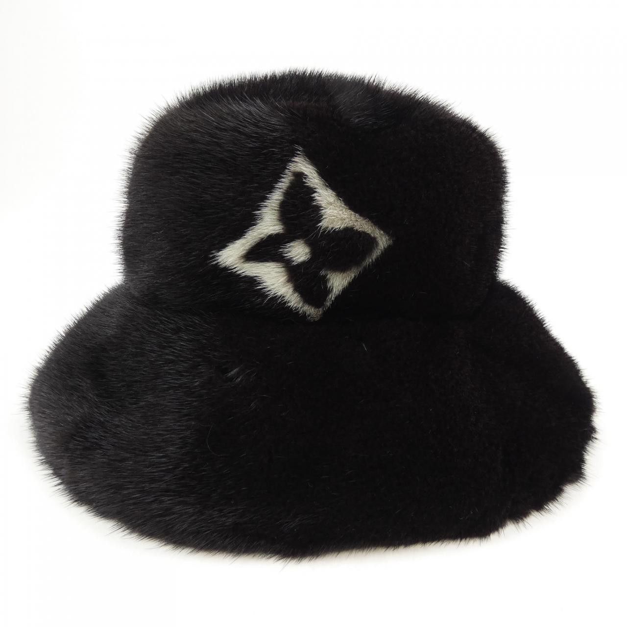 Louis Vuitton Louis Vuitton Louis Vuitton LV Cozy Neovison Fur Bucket Hat Fur Hats M7151A DUTY FREE for USA Size ONE SIZE - 2 Thumbnail