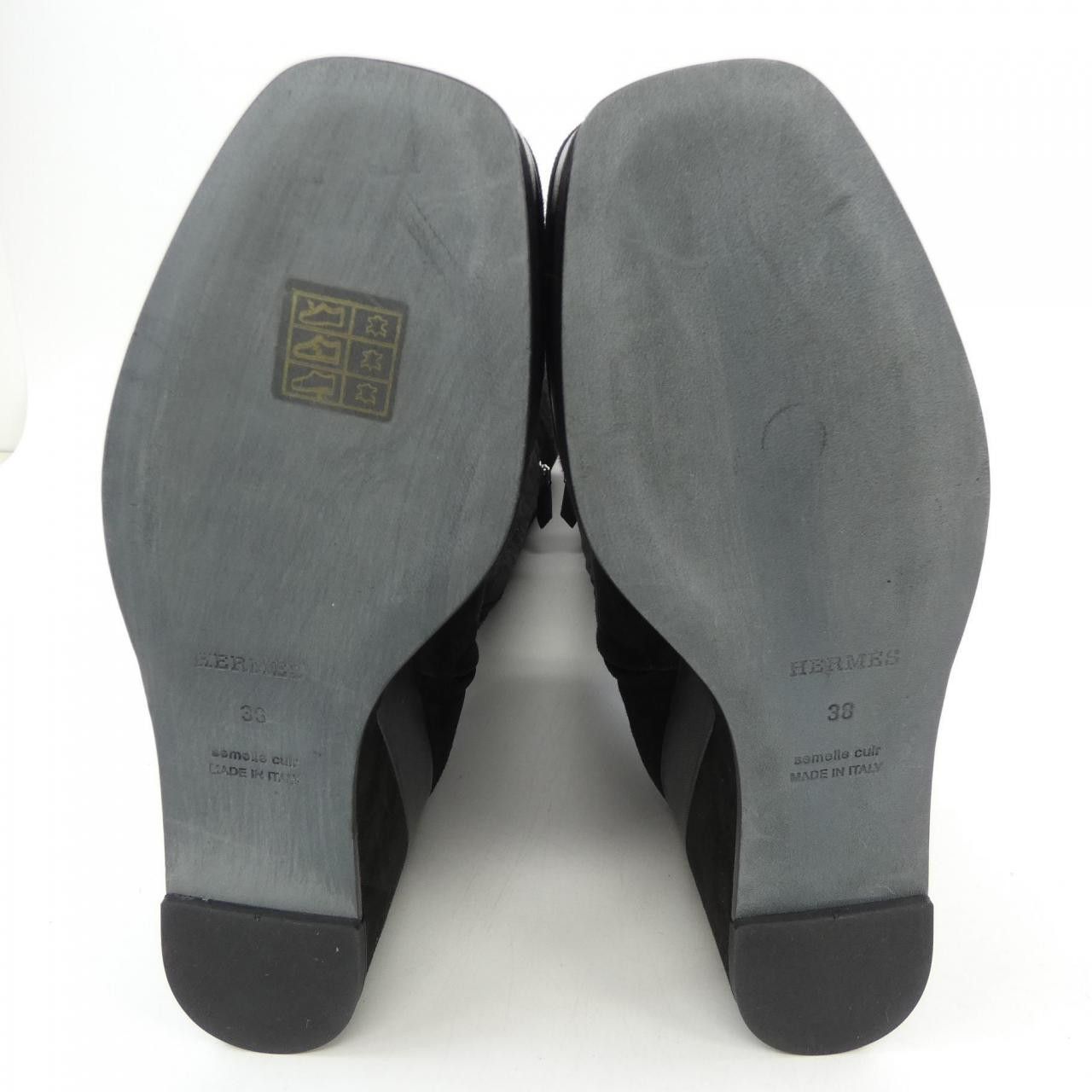 Hermes Hermes Hermes 182222Z Long Boots Leather Shoes DUTY FREE for USA Size ONE SIZE - 4 Thumbnail