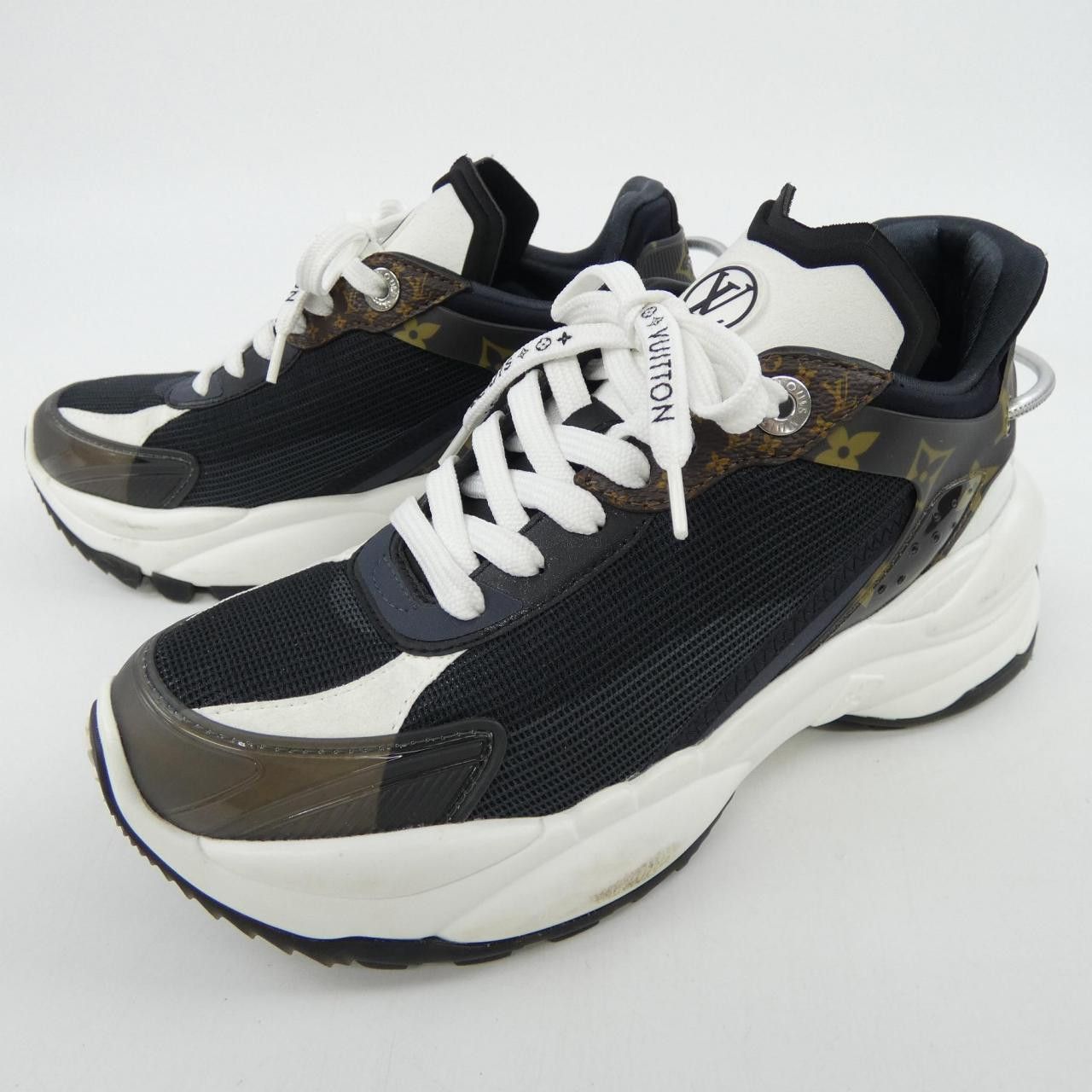 Louis Vuitton Louis Vuitton Louis Vuitton LV Circle Sneaker Textile Shoes DUTY FREE for USA Size ONE SIZE - 3 Thumbnail