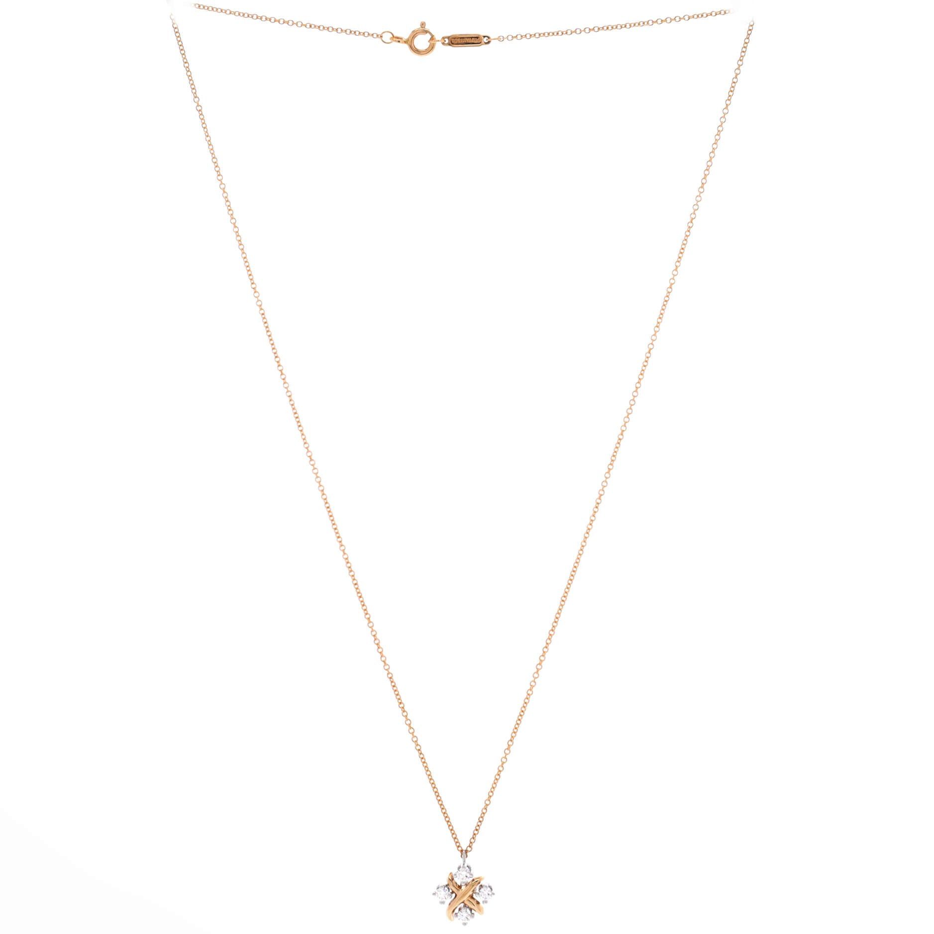 Tiffany & Co. Schlumberger Lynn Pendant Necklace Size ONE SIZE - 2 Thumbnail