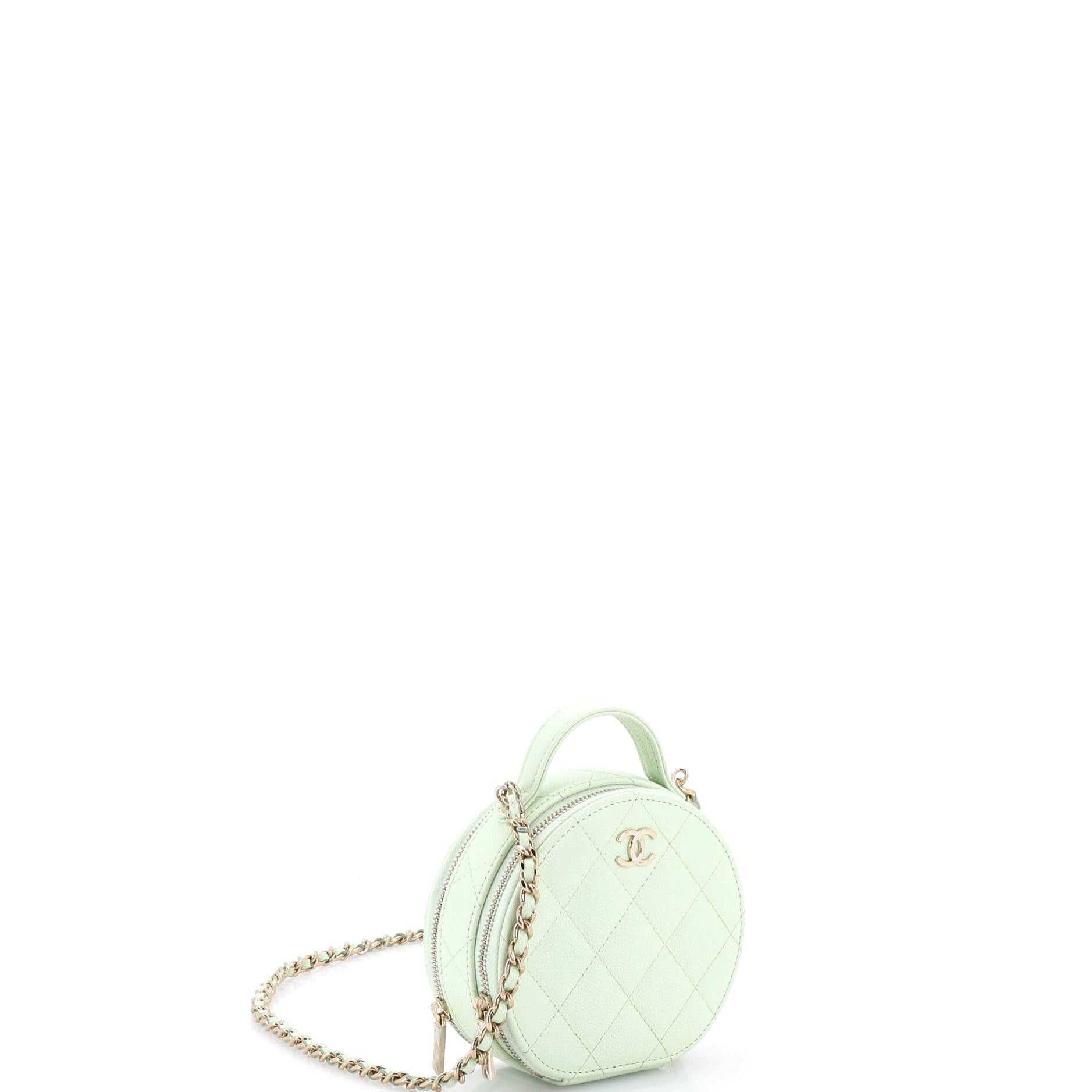 Chanel Handle with Care Round Vanity Case with Chain Size ONE SIZE - 2 Thumbnail