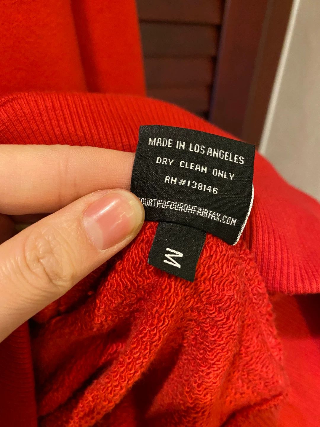 424 Red 424 Logo Embroidered Hoodie Size US M / EU 48-50 / 2 - 5 Thumbnail