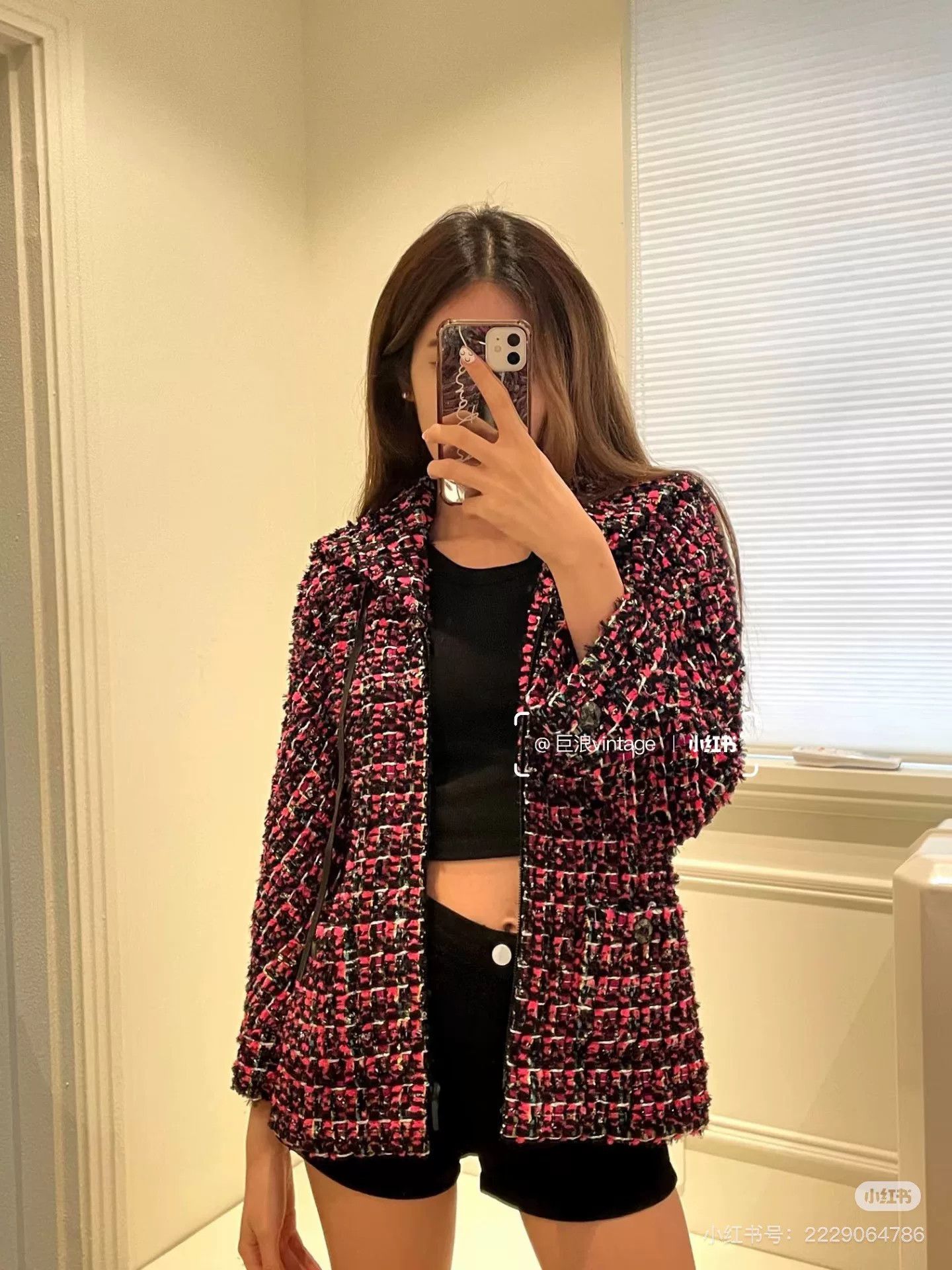 Chanel Chanel Raspberry Pink Tweed Jacket Size XS / US 0-2 / IT 36-38 - 6 Thumbnail