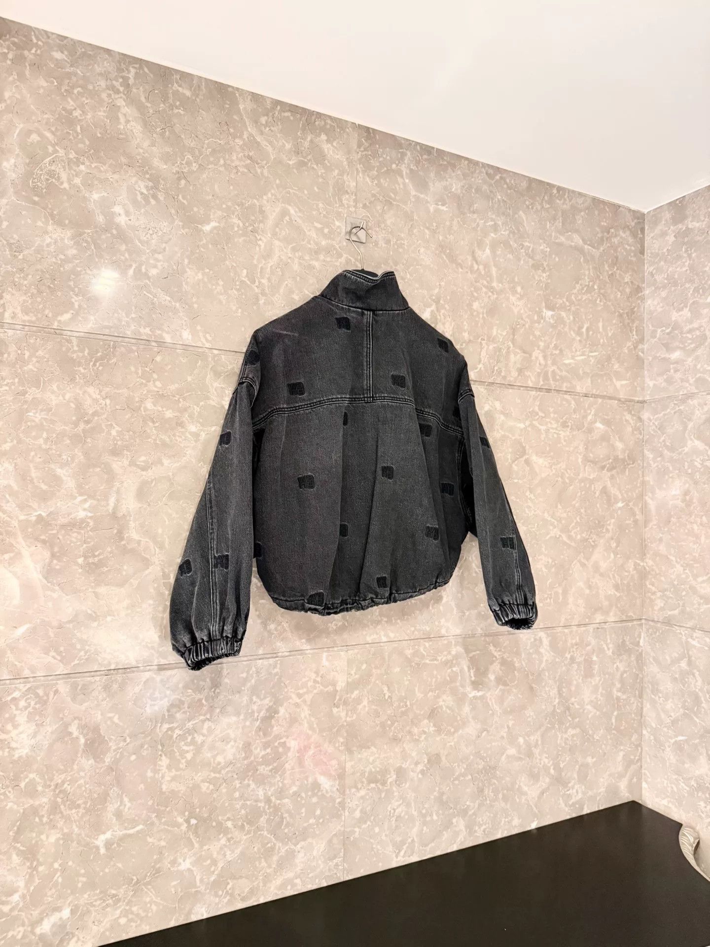 Alexander Wang Alexander Wang Gray Embroidered Denim Jacket Size XS / US 0-2 / IT 36-38 - 2 Thumbnail