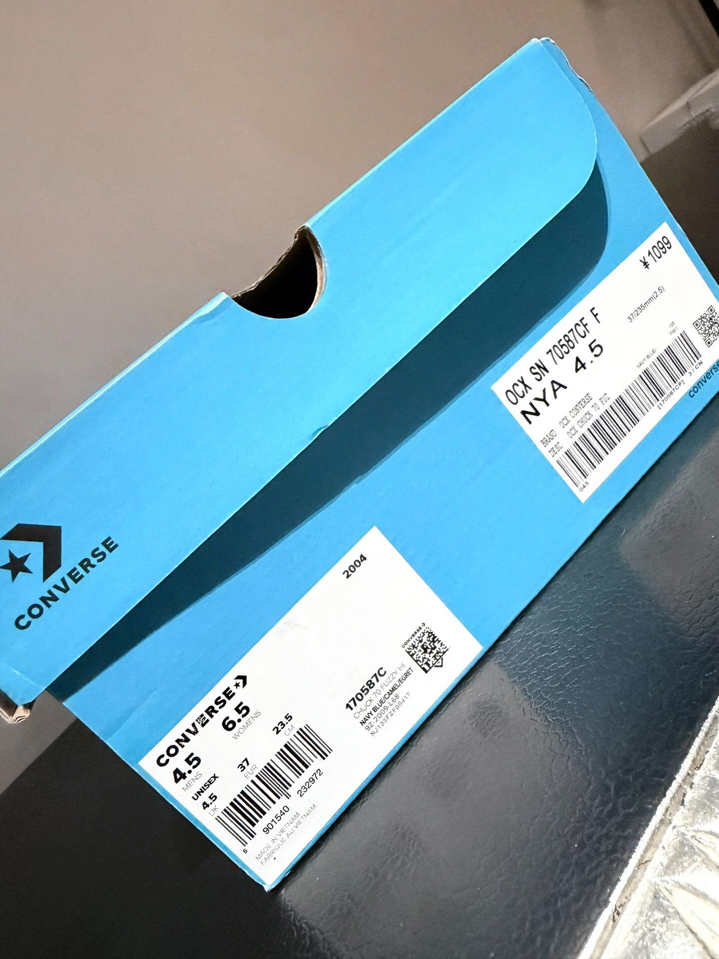 Ambush Design Ambush x Converse Blue White High-Top Sneakers Size US 6 / IT 36 - 5 Thumbnail