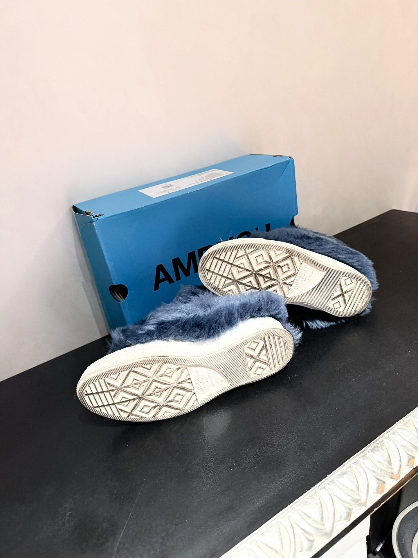 Ambush Design Ambush x Converse Blue White High-Top Sneakers Size US 6 / IT 36 - 3 Thumbnail