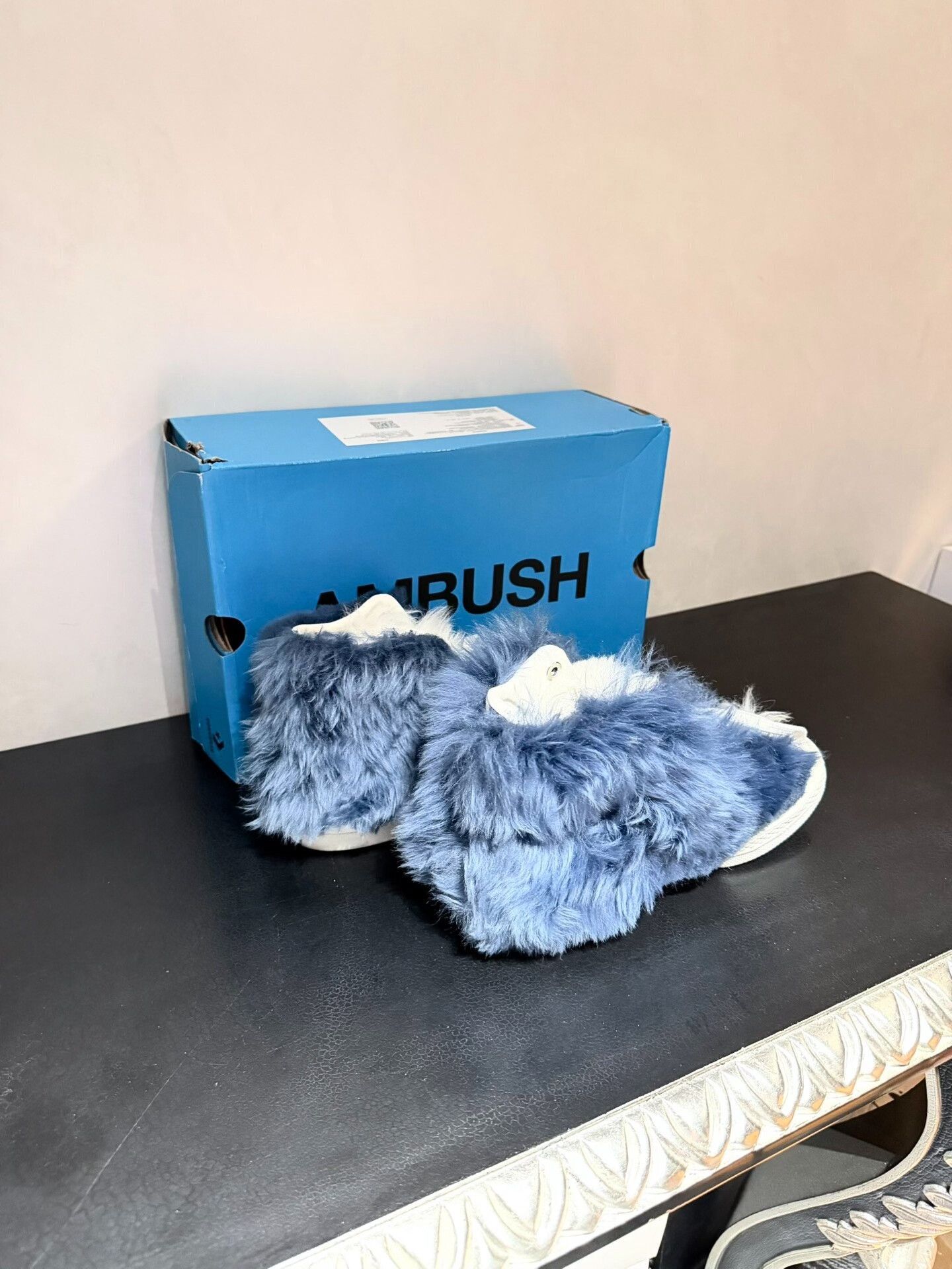 Ambush Design Ambush x Converse Blue White High-Top Sneakers Size US 6 / IT 36 - 2 Thumbnail