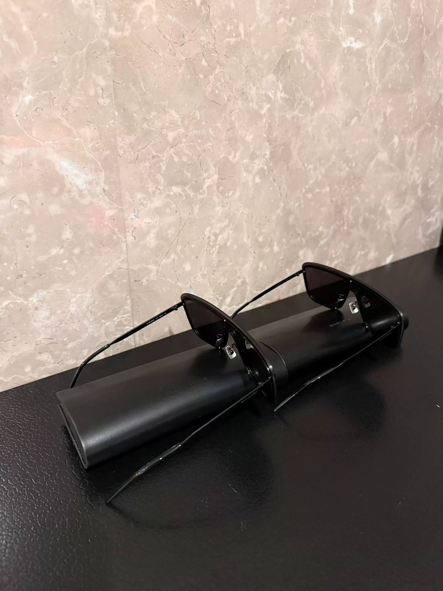 Saint Laurent Paris Saint Laurent Black Sunglasses Set Size ONE SIZE - 3 Thumbnail