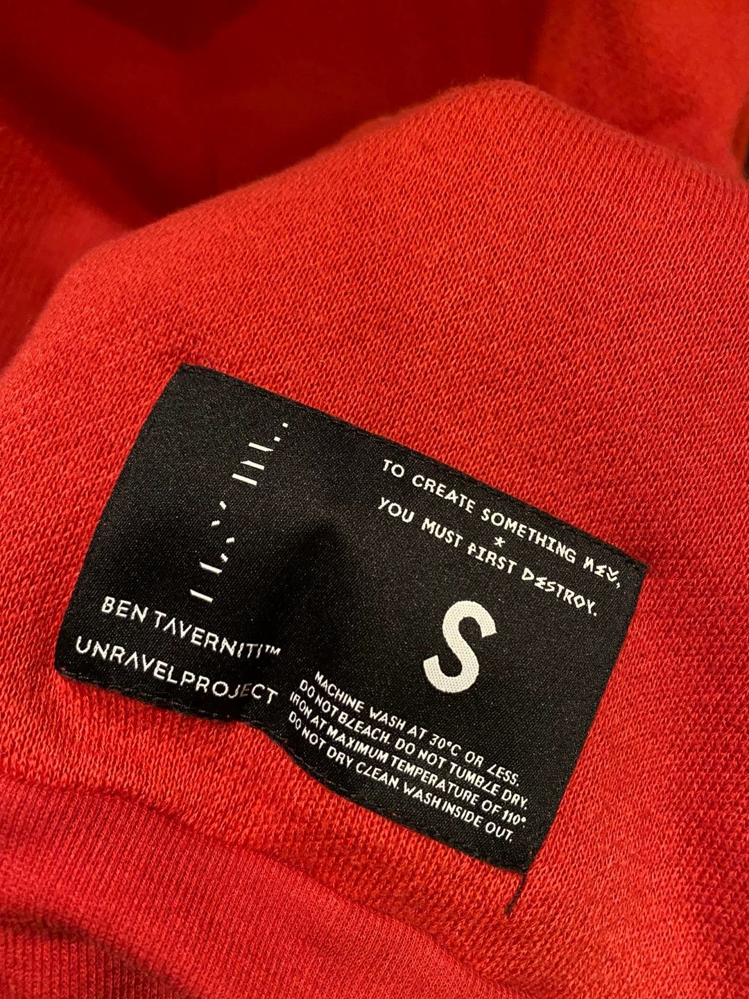 Unravel Project Unravel Project Loose Hoodie Sweatshirt Size US S / EU 44-46 / 1 - 3 Thumbnail