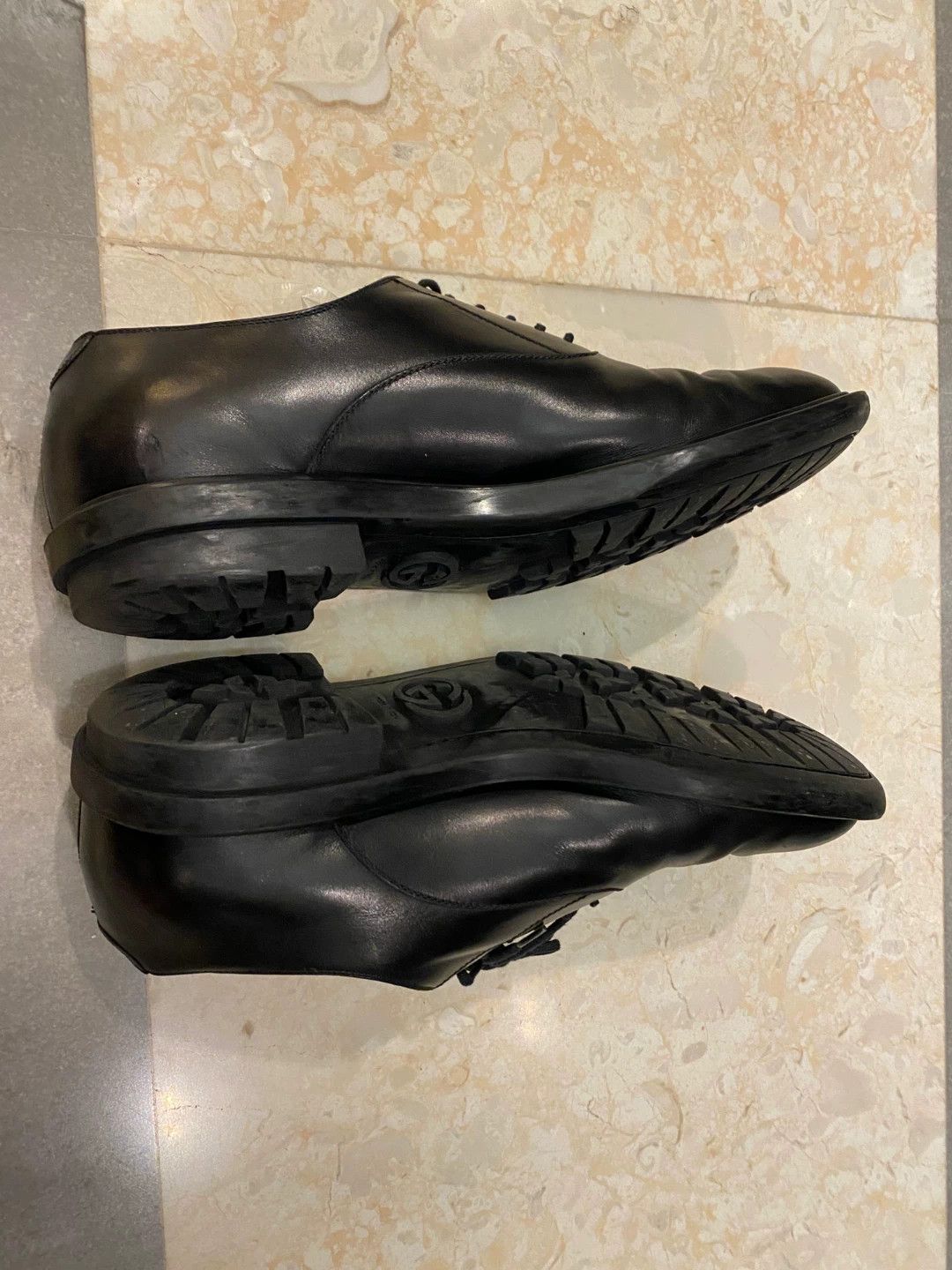 Gucci Gucci Men's Black Casual Lace-up Shoes Size US 7.5 / EU 40-41 - 3 Thumbnail