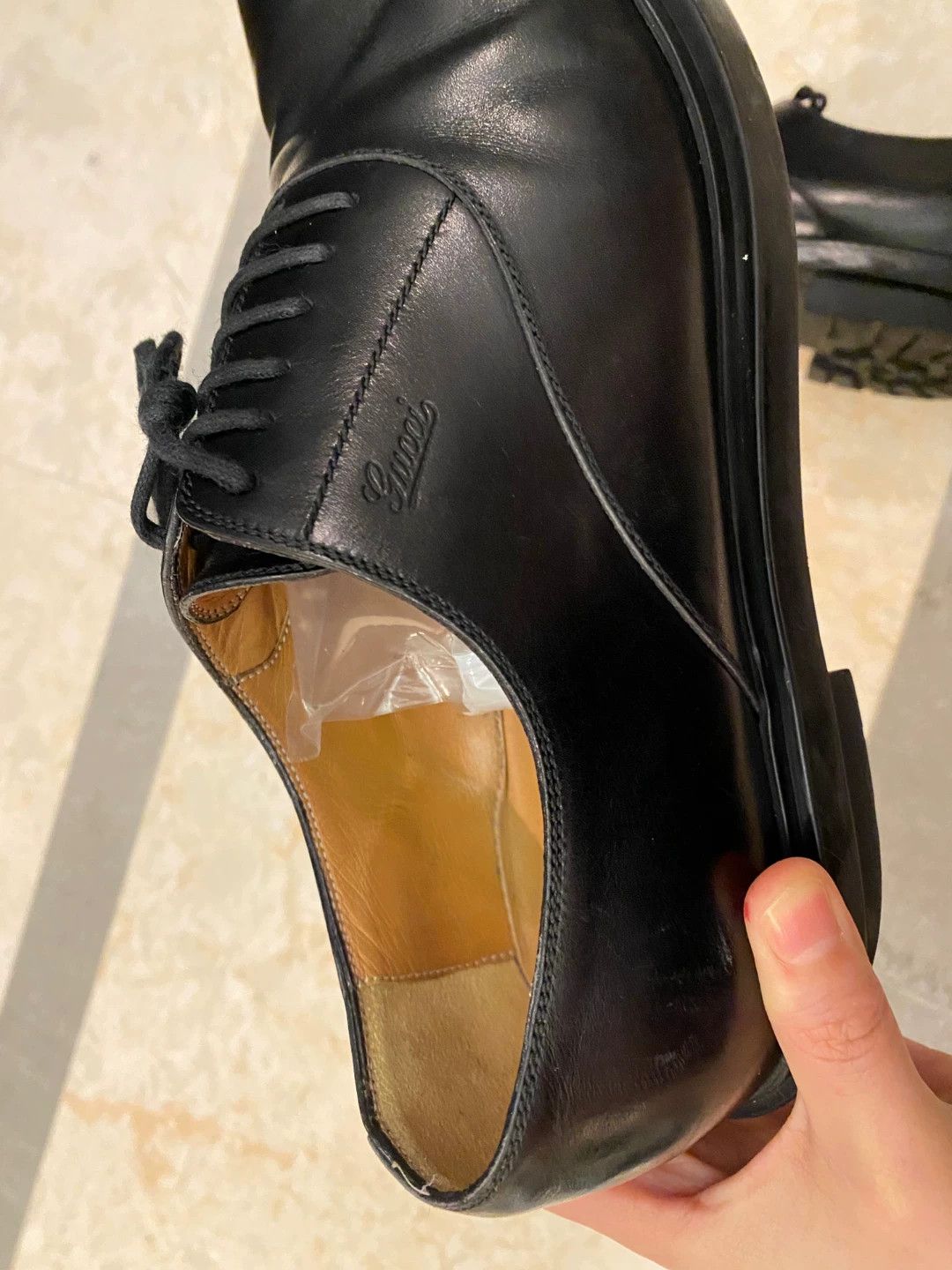 Gucci Gucci Men's Black Casual Lace-up Shoes Size US 7.5 / EU 40-41 - 6 Thumbnail