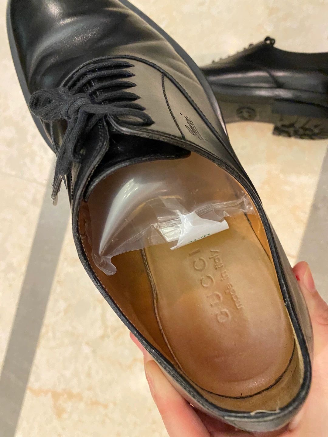 Gucci Gucci Men's Black Casual Lace-up Shoes Size US 7.5 / EU 40-41 - 5 Thumbnail