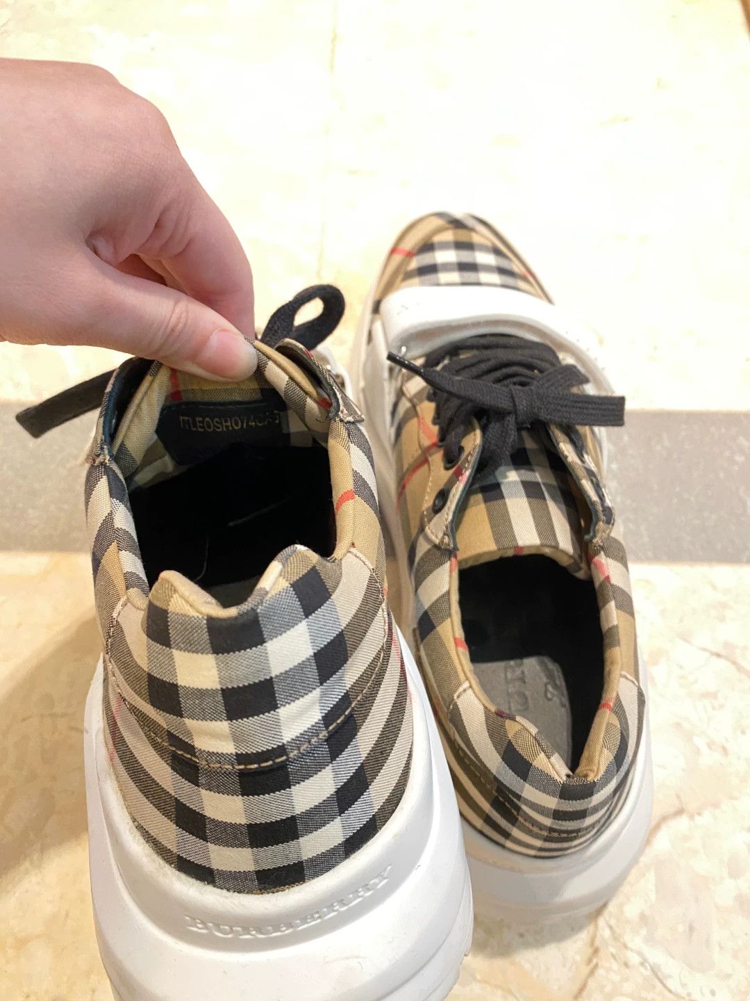 Burberry Burberry Men's Sneakers Size 42.5 Size US 9.5 / EU 42-43 - 6 Thumbnail