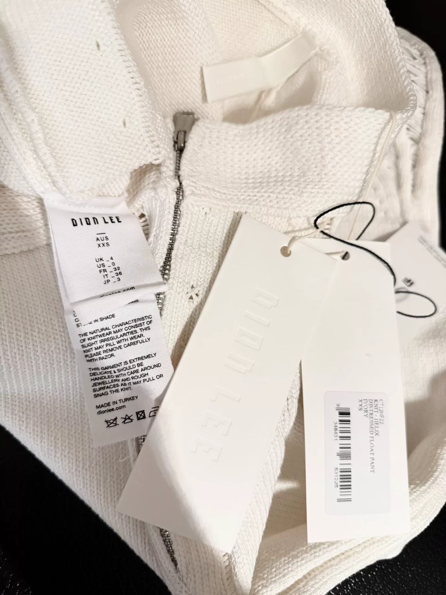 Dion Lee Dion Lee Deconstructed Knit Trousers Size 24" / US 00 / IT 34 - 6 Thumbnail