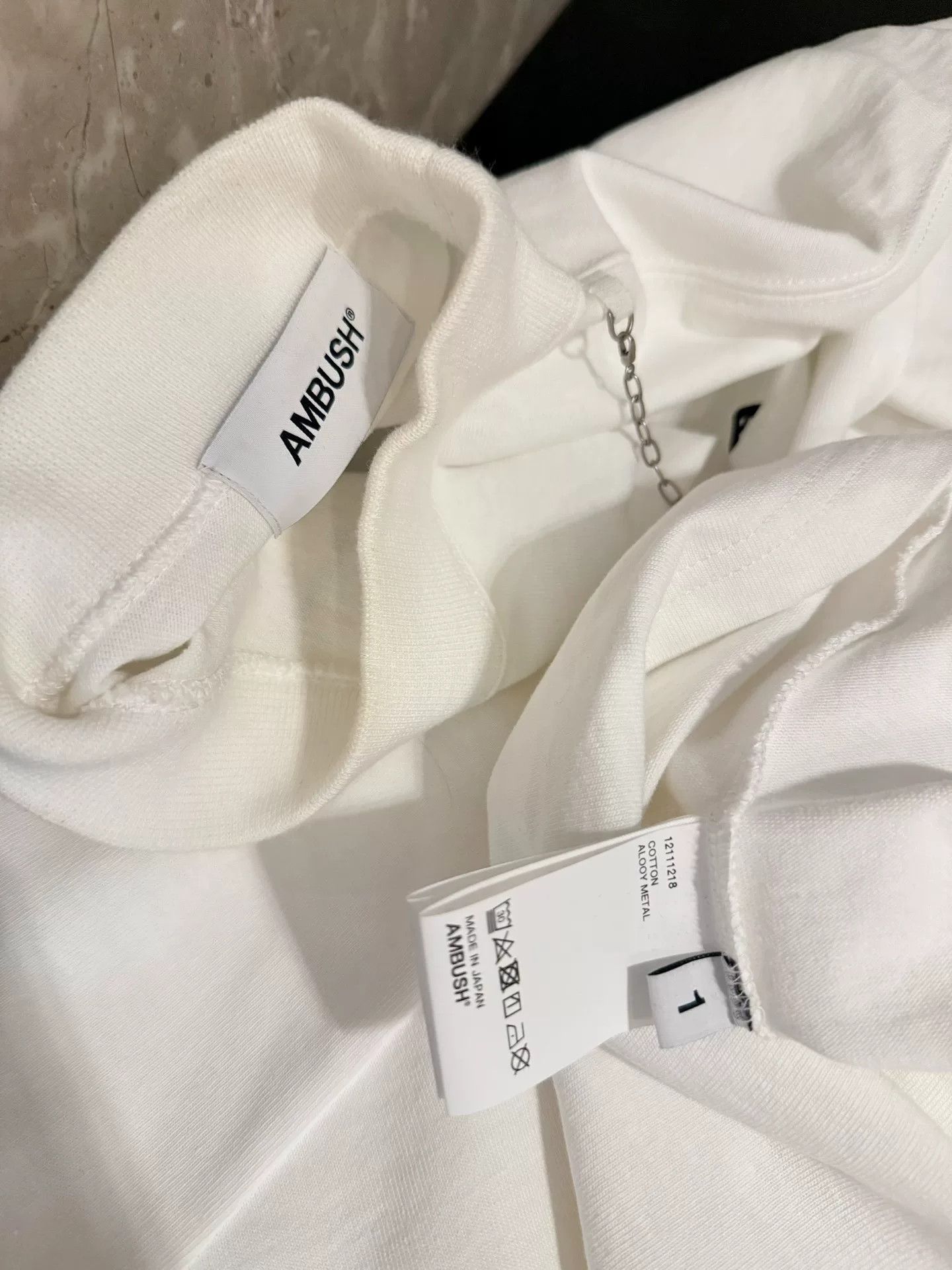 Ambush Design Ambush White Short Sleeve T-Shirt Size US S / EU 44-46 / 1 - 3 Thumbnail