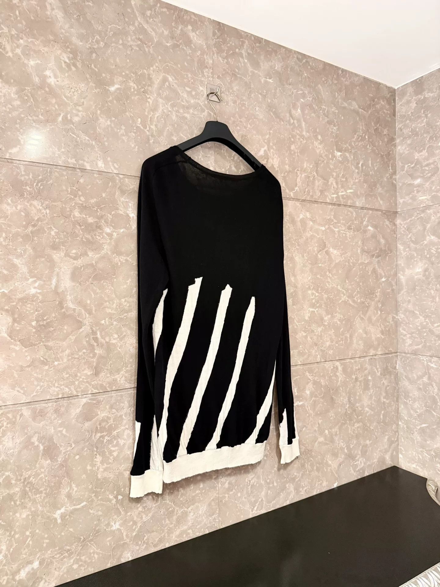 Haider Ackermann Haider Ackermann Black and White Knit Sweater Size US S / EU 44-46 / 1 - 2 Thumbnail