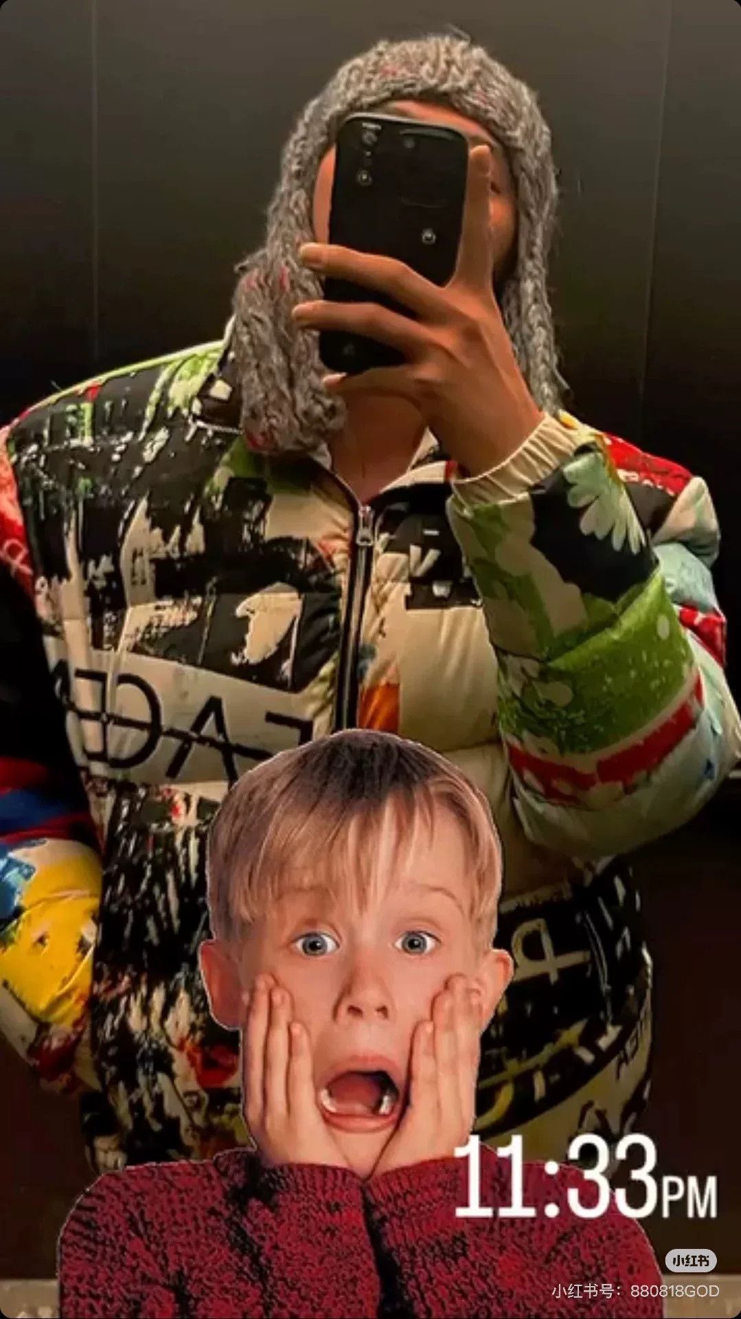 peaceminusone Peaceminusone Graffiti Print Padded Jacket Size US M / EU 48-50 / 2 - 4 Thumbnail