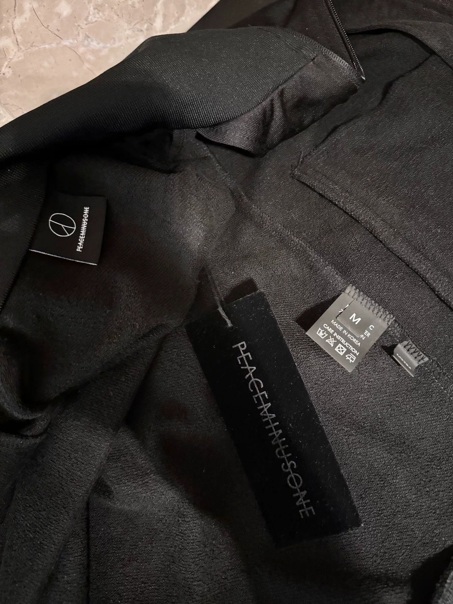 peaceminusone Peaceminusone Black High Neck Sports Jacket Size US M / EU 48-50 / 2 - 3 Thumbnail
