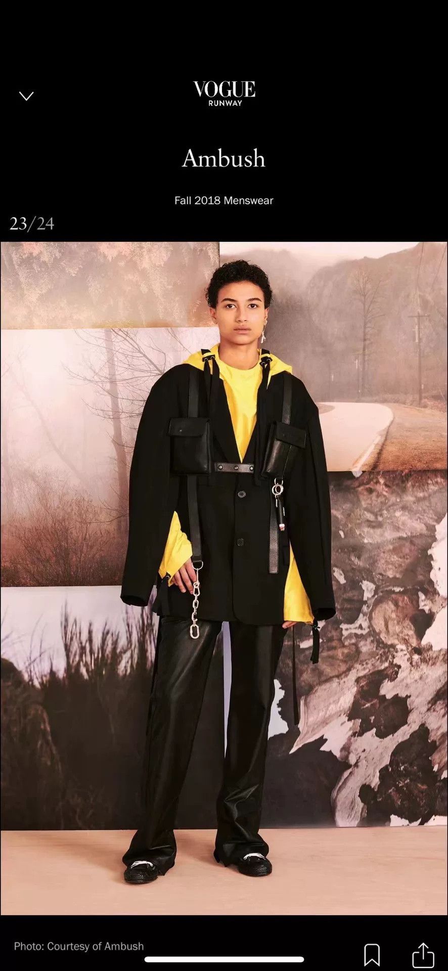 Ambush Waterproof Fluorescent Yellow Hoodie
