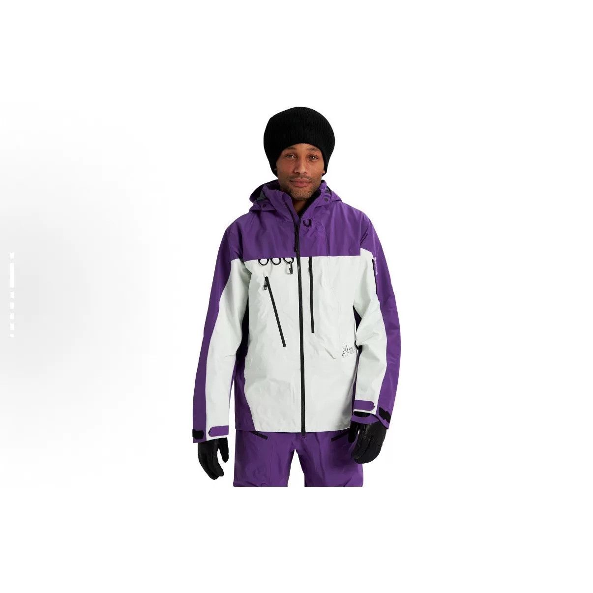 Burton Burton AK457 Limited Purple White Ski Jacket Size XS / US 0-2 / IT 36-38 - 4 Thumbnail