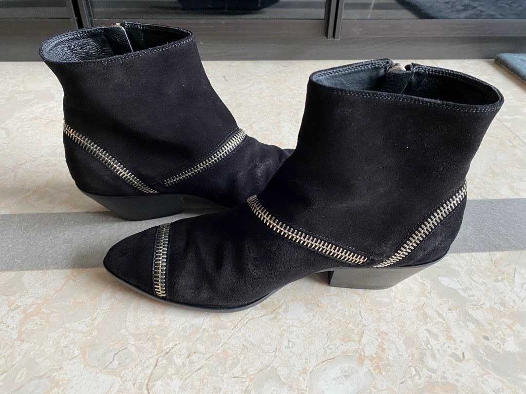 Giuseppe Zanotti Giuseppe Zanotti Men's Suede Ankle Boots Size US 9 / EU 42 - 5 Thumbnail