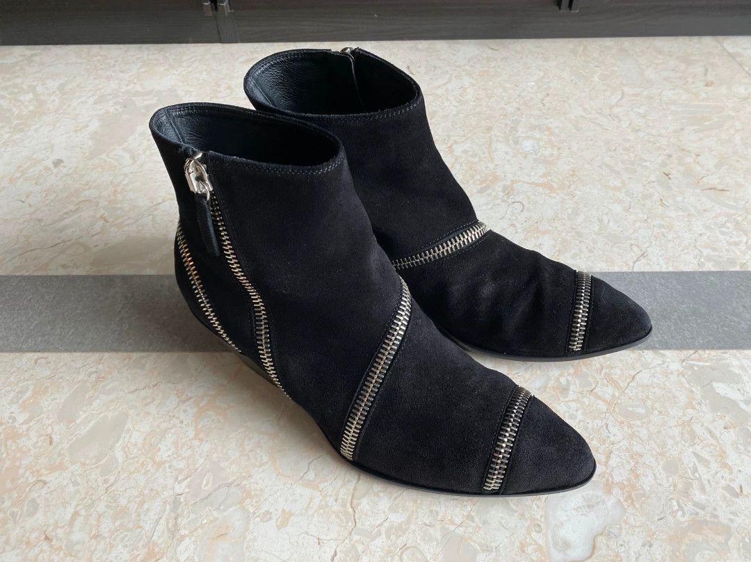Giuseppe Zanotti Giuseppe Zanotti Men's Suede Ankle Boots Size US 9 / EU 42 - 3 Thumbnail