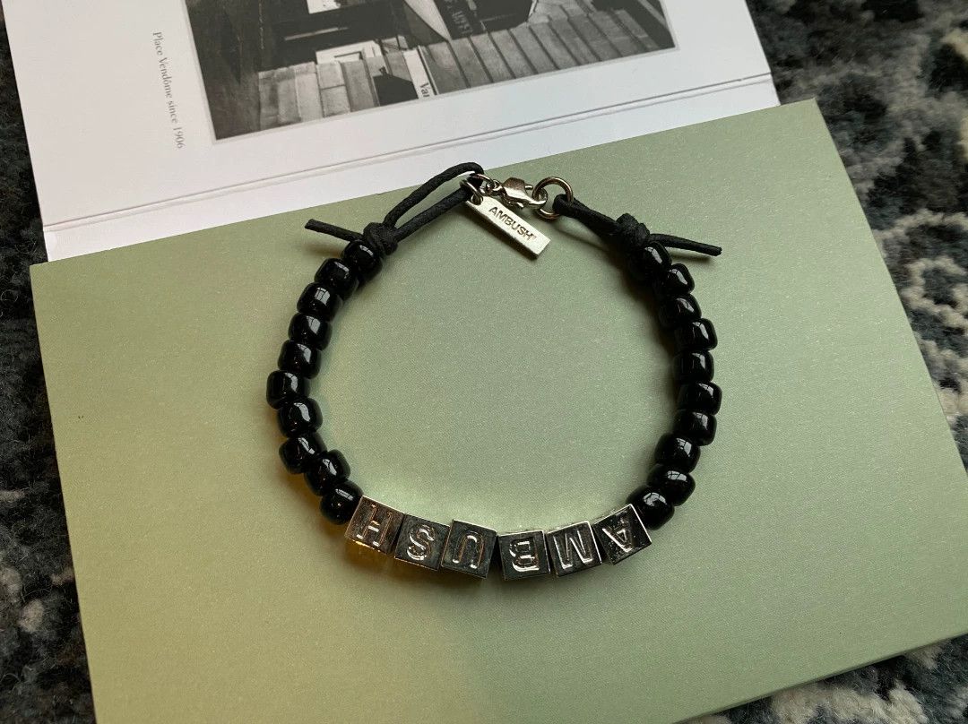 Ambush Design AMBUSH Black Bracelet with Unique Beads Size ONE SIZE - 4 Thumbnail