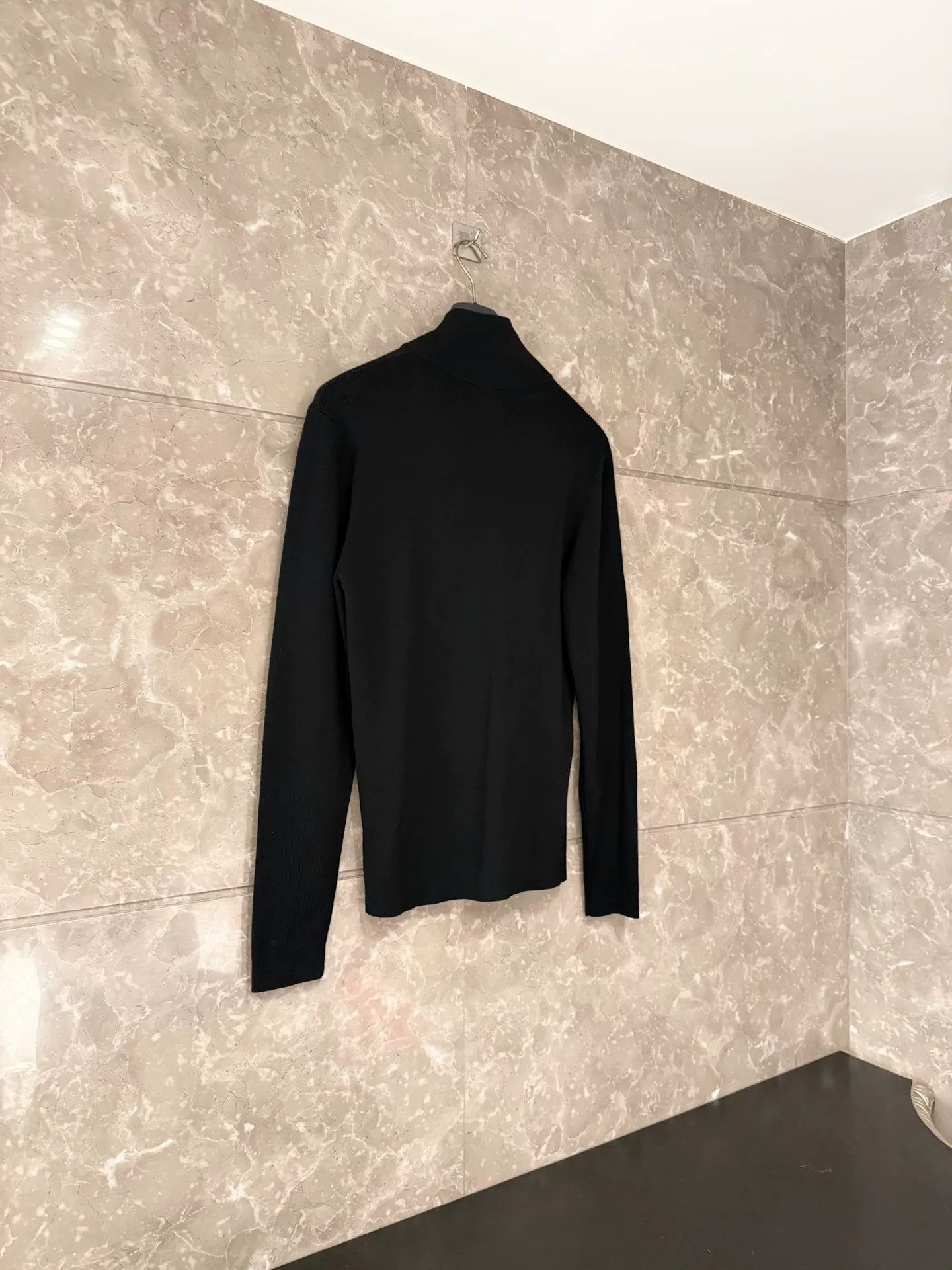 JW Anderson J.W. Anderson Classic Black High Neck Sweater Size US M / EU 48-50 / 2 - 2 Thumbnail