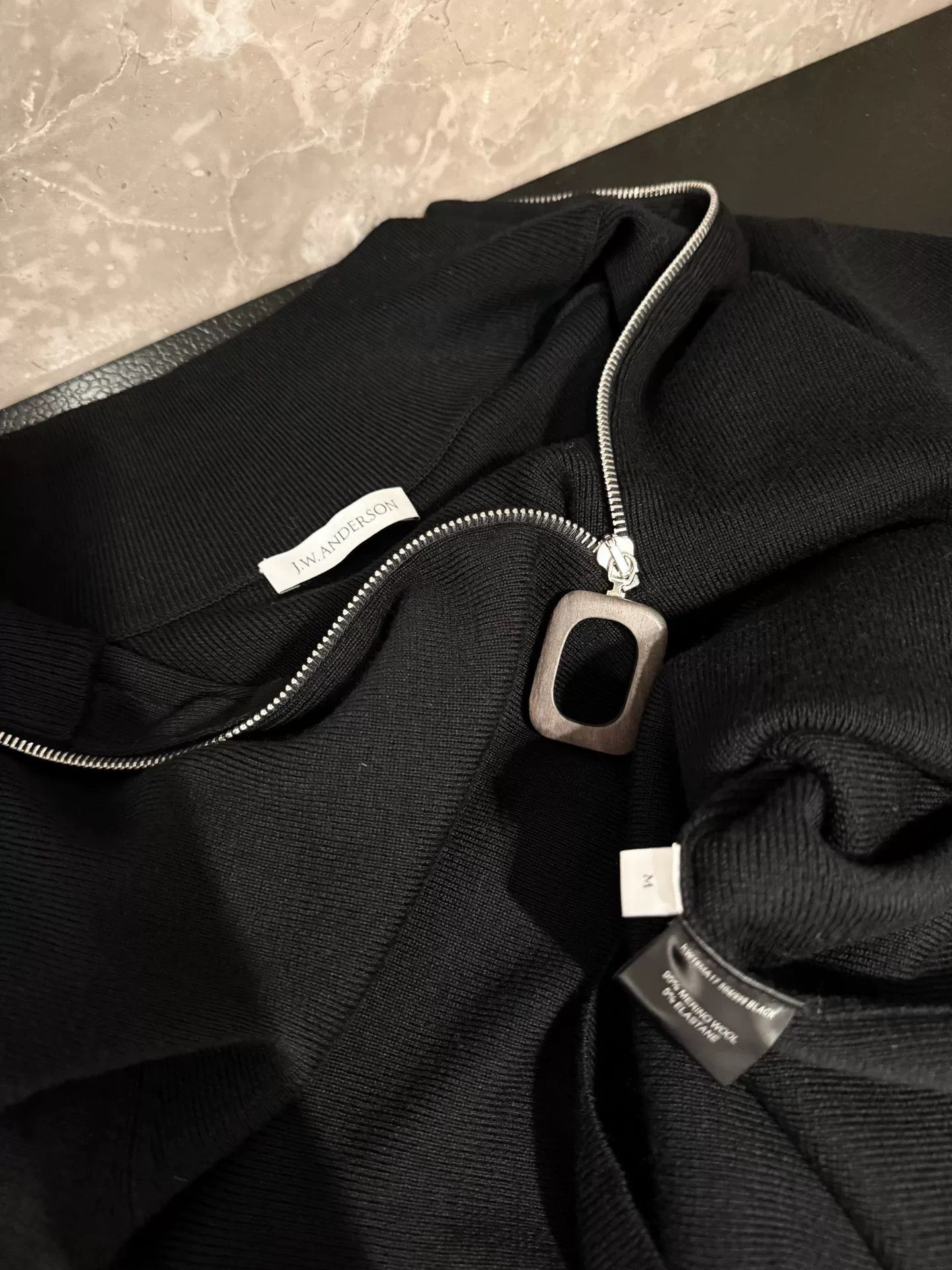 JW Anderson J.W. Anderson Classic Black High Neck Sweater Size US M / EU 48-50 / 2 - 3 Thumbnail