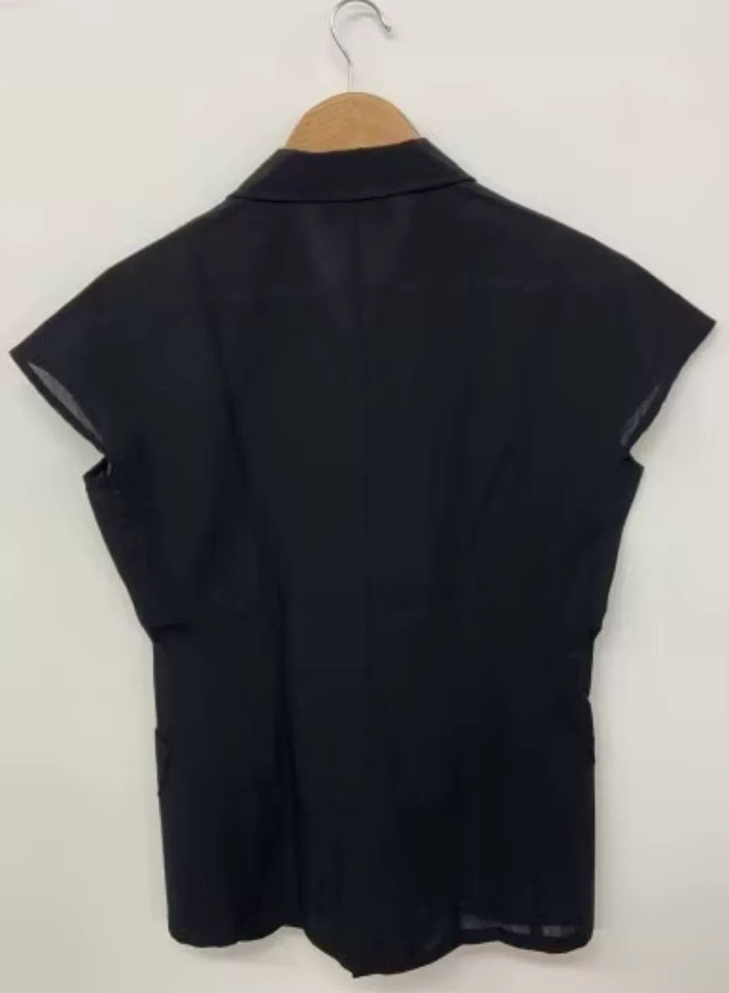 Yohji Yamamoto Y's Yohji Yamamoto Wool Sleeveless Shirt Size US M / EU 48-50 / 2 - 2 Thumbnail