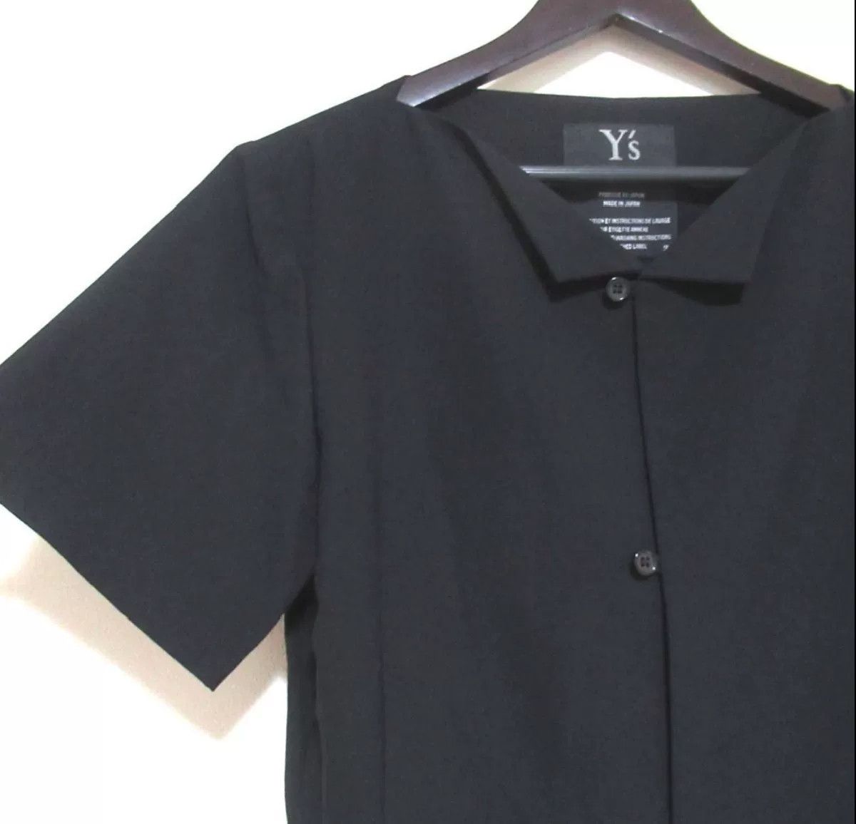 Yohji Yamamoto Y's Yohji Yamamoto Short Sleeve Shirt Size US L / EU 52-54 / 3 - 3 Thumbnail