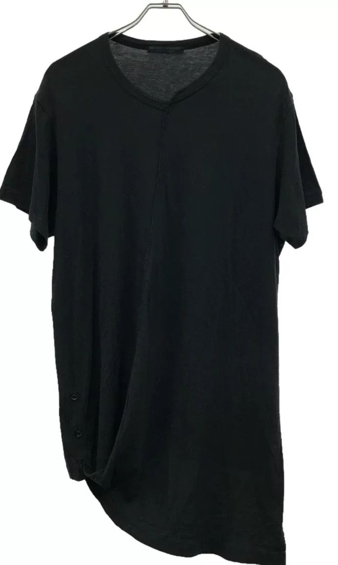 Yohji Yamamoto Yohji Yamamoto Black Short Sleeve T-Shirt Size US L / EU 52-54 / 3 - 2 Thumbnail