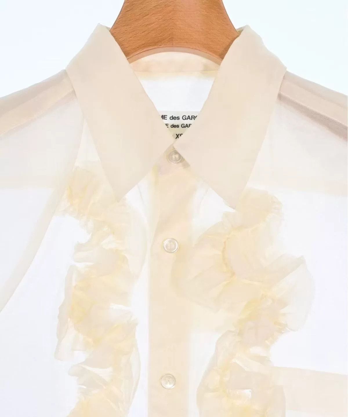 Comme des Garcons Comme des Garçons Pleated Short Sleeve Shirt Size XS / US 0-2 / IT 36-38 - 3 Thumbnail