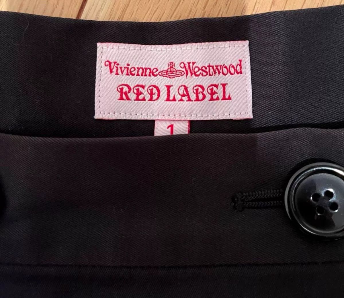 Vivienne Westwood Vivienne Westwood Black Double-Breasted Skirt Size 22" - 4 Thumbnail