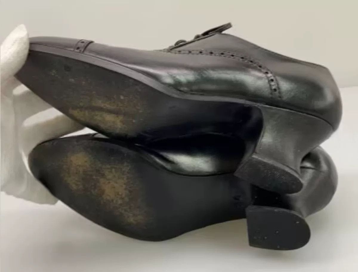 Comme des Garcons Comme des Garcons Black Leather Heels Size US 7.5 / EU 40-41 - 5 Thumbnail
