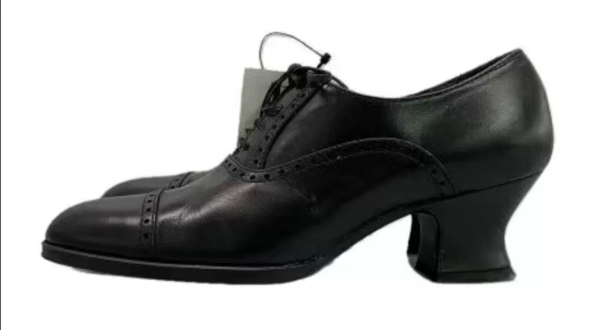 Comme des Garcons Comme des Garcons Black Leather Heels Size US 7.5 / EU 40-41 - 3 Thumbnail