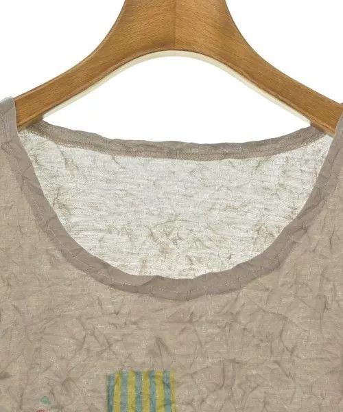 Issey Miyake Beige Short Sleeve T-Shirt