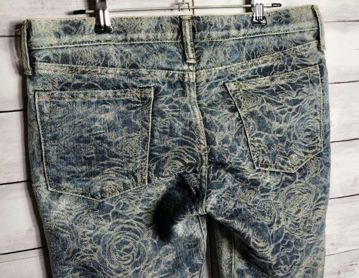 Issey Miyake ISSEY MIYAKE Rose Pattern Denim Pants Size US 28 / EU 44 - 4 Thumbnail