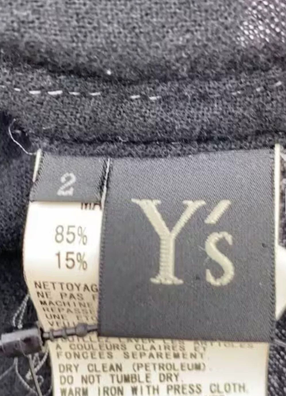 Yohji Yamamoto Y's Yohji Yamamoto Lightweight Wool Sweater Size US M / EU 48-50 / 2 - 4 Thumbnail