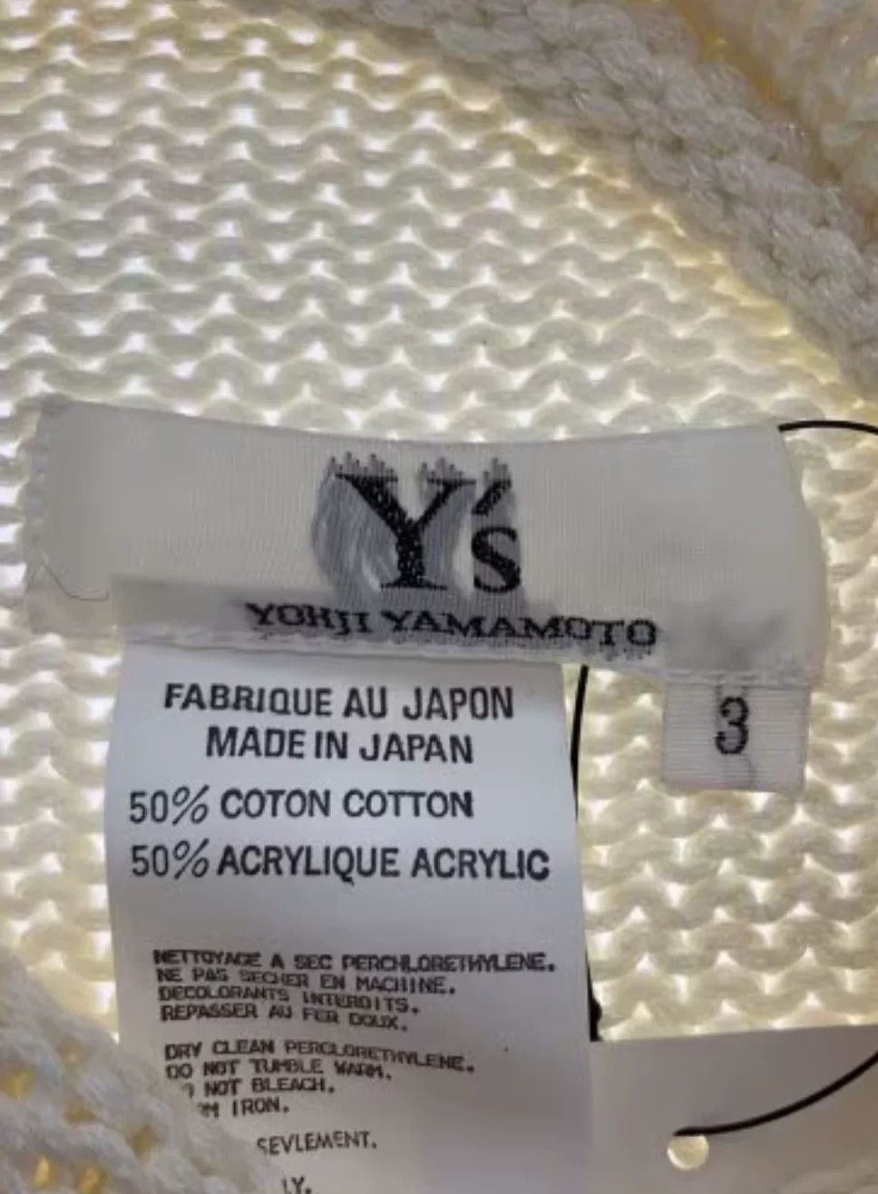 Yohji Yamamoto Y's Yohji Yamamoto High Neck Knit Sweater Size L / US 10 / IT 46 - 4 Thumbnail