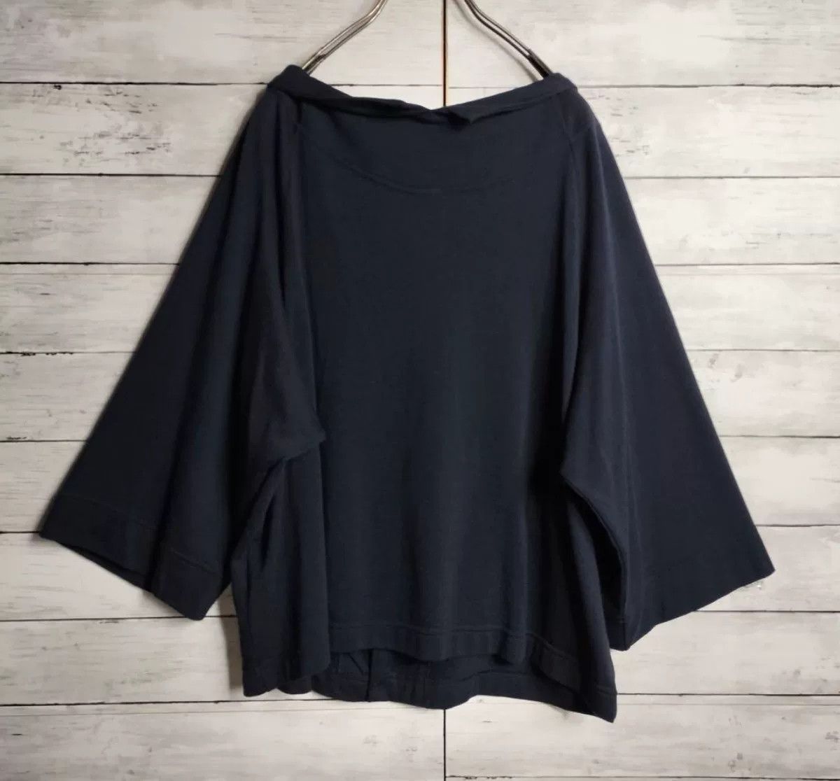 Yohji Yamamoto Yohji Yamamoto 3/4 Sleeve Cotton Top Size M / US 6-8 / IT 42-44 - 2 Thumbnail
