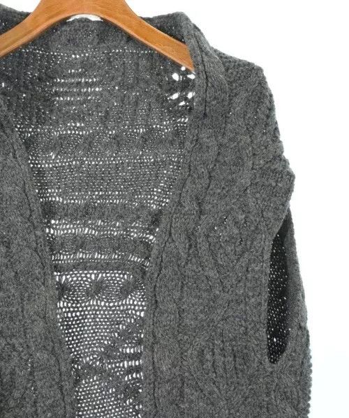 Comme des Garcons Gray Sleeveless Knit Sweater Size M / US 6-8 / IT 42-44 - 3 Thumbnail