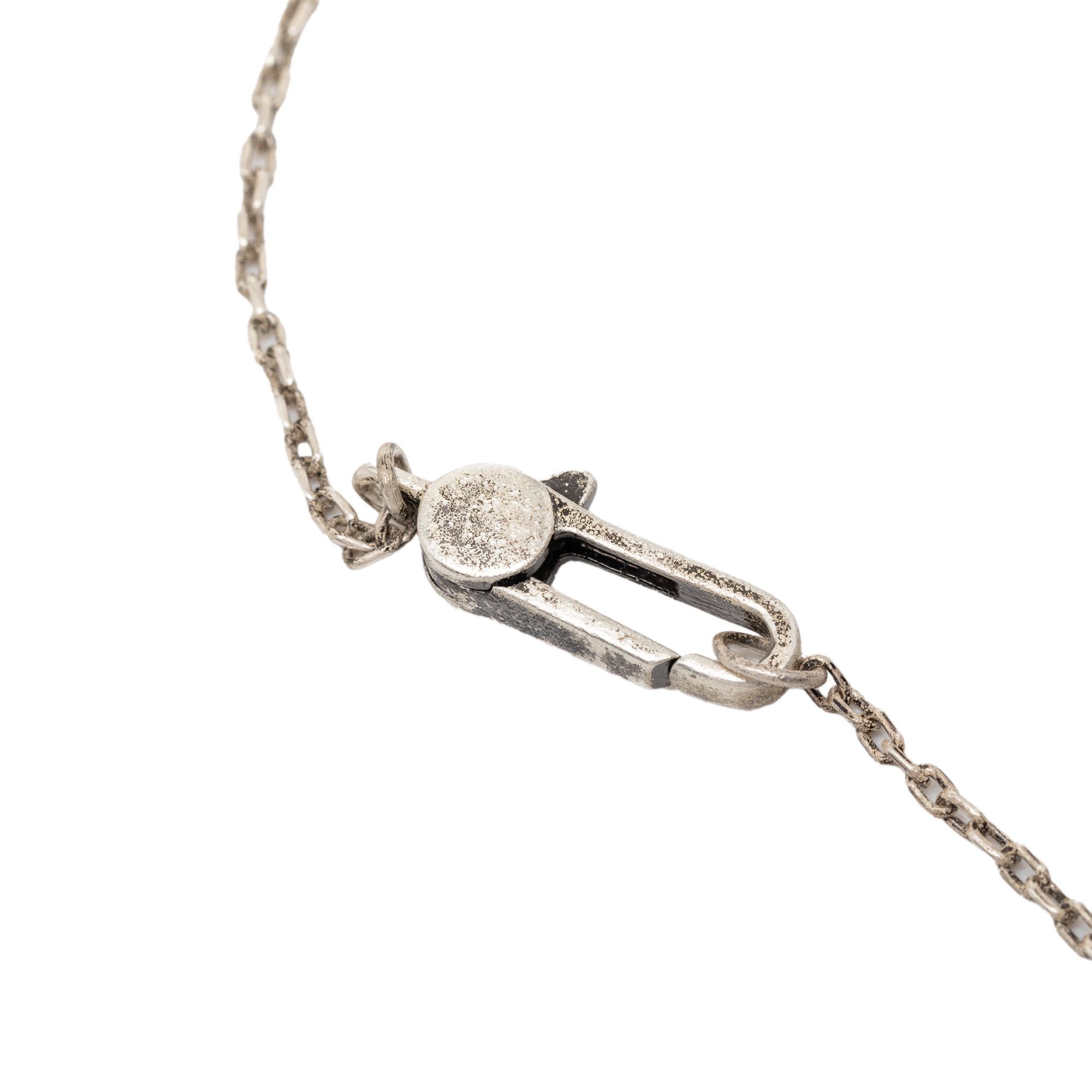 Gucci Gucci Sterling SIlver G Cut Out Cross Pendant Neckalce Size ONE SIZE - 7 Thumbnail