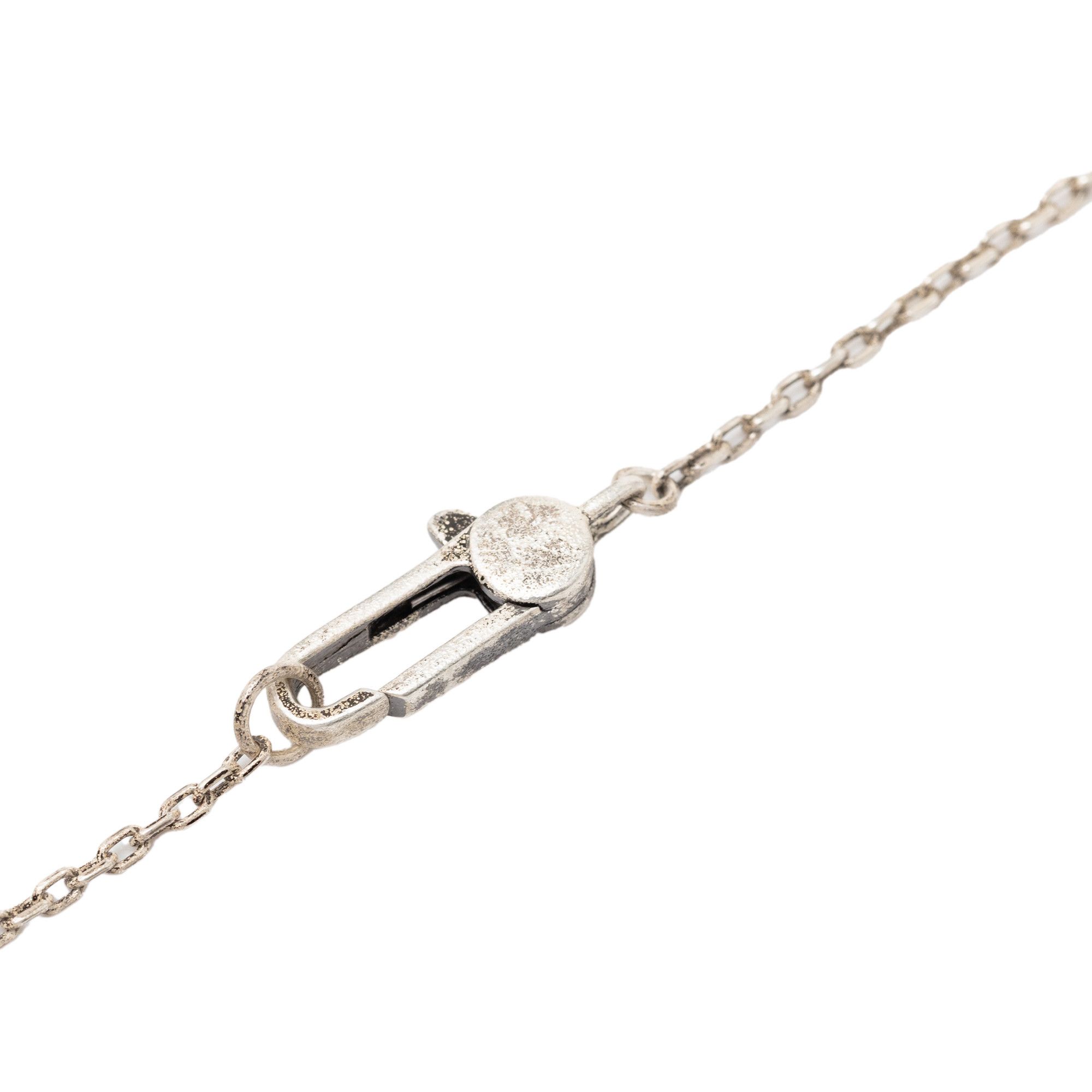 Gucci Gucci Sterling SIlver G Cut Out Cross Pendant Neckalce Size ONE SIZE - 5 Thumbnail