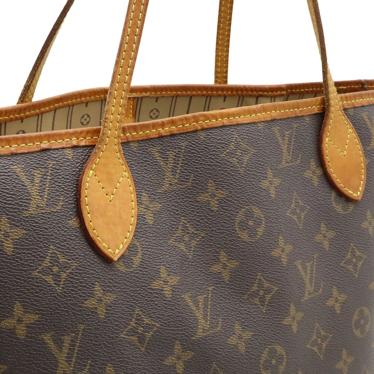 Louis Vuitton Louis Vuitton Louis Vuitton Neverfull Monogram Shoulder Bag Textile Tote Bag M40156 DUTY FREE for USA Size ONE SIZE - 7 Thumbnail