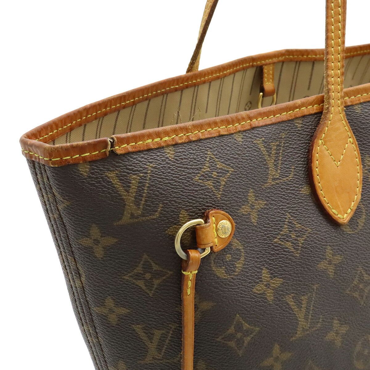 Louis Vuitton Louis Vuitton Louis Vuitton Neverfull Monogram Shoulder Bag Textile Tote Bag M40156 DUTY FREE for USA Size ONE SIZE - 8 Thumbnail