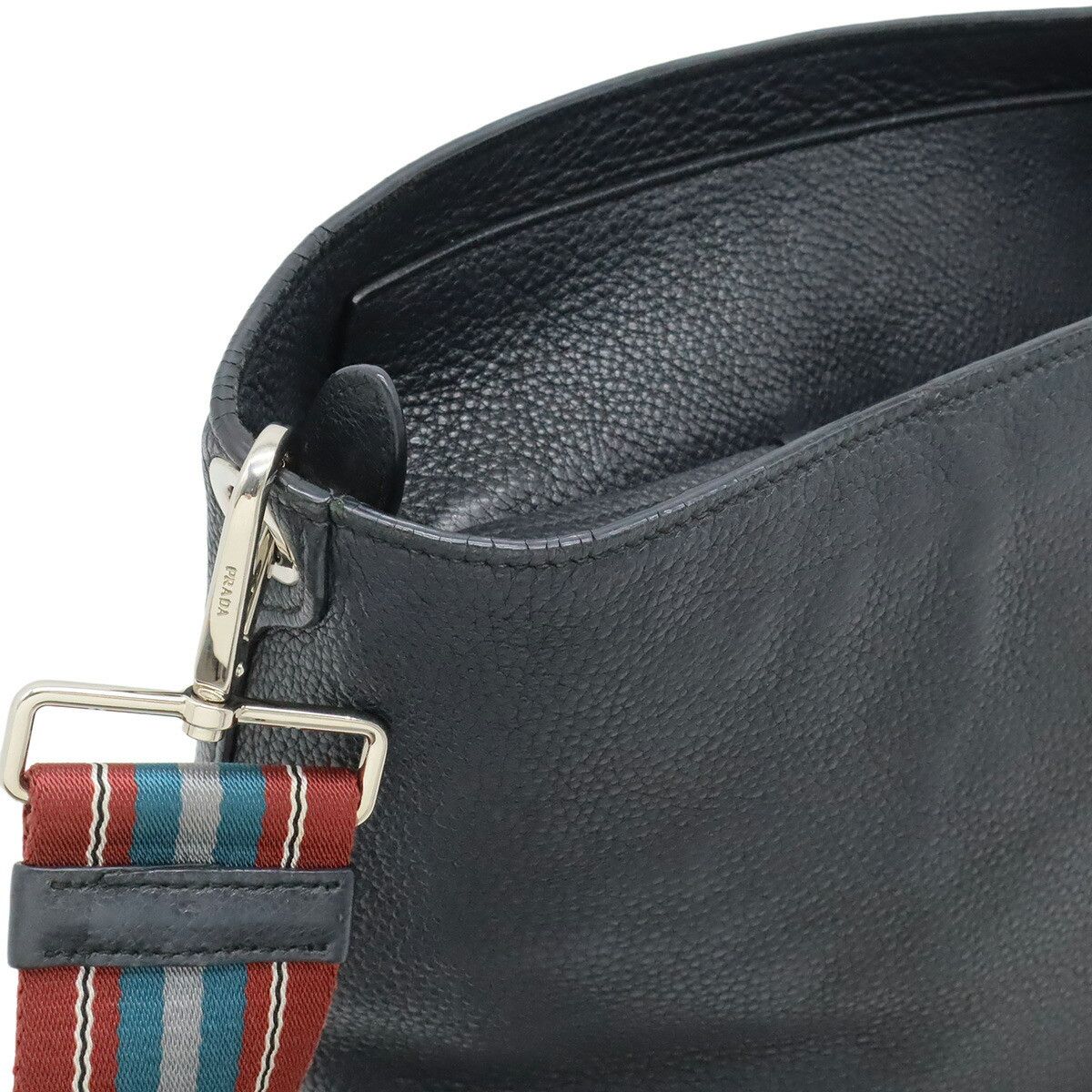 Prada Prada Prada Vitello Phoenix Shoulder Bag Leather Crossbody Bag 1BE023 DUTY FREE for USA Size ONE SIZE - 4 Thumbnail